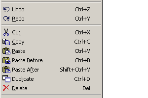 Cut, copy, paste, and duplicate